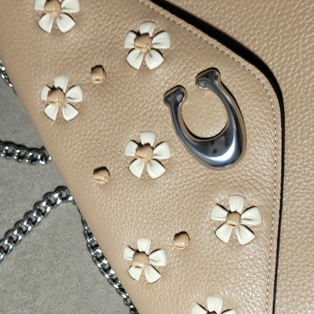 Coach Floral Whipstitch Bag - Picture 2 of 9